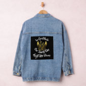 "Gouden Vleugels van Dankbaarheid" Denim Jacket (Hangar)