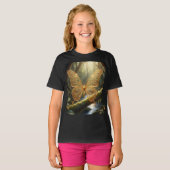 Gouden vlinder t-shirt (Voorkant volledig)