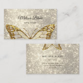 gouden vlinder visitekaartje (Voorkant / Achterkant)