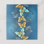 Gouden vlinders (Buitenkant ongevouwen)