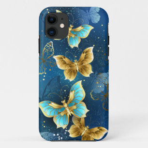 Gouden vlinders iPhone 11 hoesje