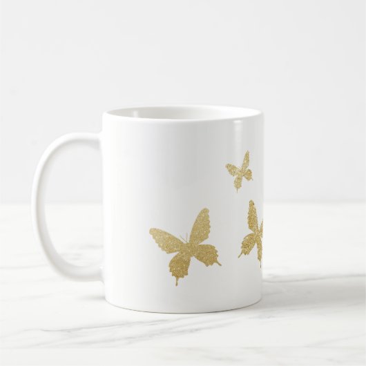 gouden vlinders Elegant Business Koffiemok (Links)