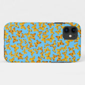  gouden vlinders op Sky Blue Case-Mate iPhone Case (Achterkant (horizontaal))
