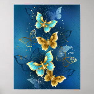 Gouden vlinders poster