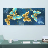 Gouden vlinders spandoek (Beurs)