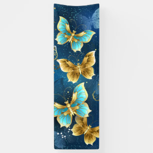 Gouden vlinders spandoek