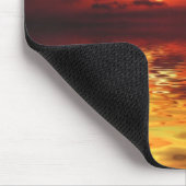 Gouden Vloeibare Zonsondergang Muismat (Hoek)