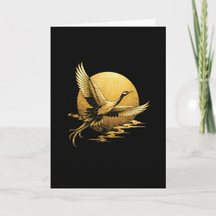 Gouden vlucht feestdagen kaart
