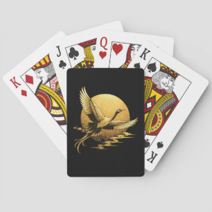 Gouden vlucht pokerkaarten