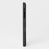 Gouden vogel schedel op zwarte achtergrond iPhone hoesje (Linkerkant)