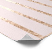 Gouden vormen: midden-eeuws modern patroon. poster (Hoek)