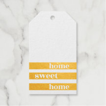 Gouden Vouw Groot "Home Sweet Home"