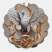 Gouden Vrijheid Opkomst Ornament Kaart (Achterkant)