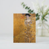 Gouden vrouw Adele Gustav Klimt Briefkaart (Staand voorkant)