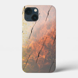 gouden vuur op iPhone 13 Mini hoezen