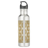 Gouden  waterfles waterfles  (Achterkant)