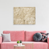 Gouden Waterverf Abstract Canvas Afdruk (Insitu (Woonkamer))