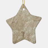 Gouden Waterverf Abstract Keramisch Ornament (Links)