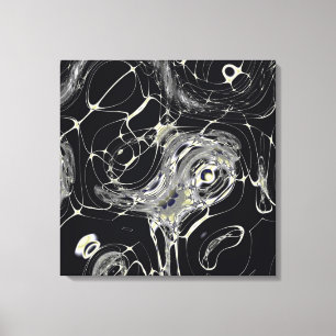 Gouden web canvas afdruk