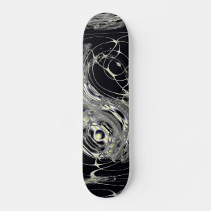 Gouden web skateboard