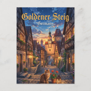 Gouden Weg Duitsland Briefkaart