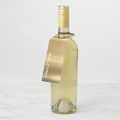 Gouden Welcome Hospitality Flesneklabels Flessenhanger (Schuin)