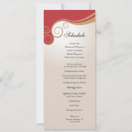 Gouden Werveling op Rood en het Programma van de