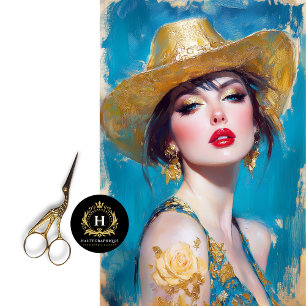 Gouden Westerse Glam Decoupage Tissuepapier