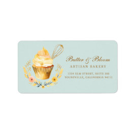 Gouden Whisky & Cupcake, Bakker Bakkerij Chef Cate Etiket