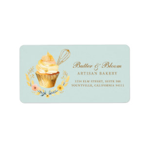Gouden Whisky & Cupcake, Bakker Bakkerij Chef Cate Etiket