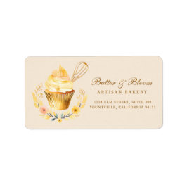 Gouden Whisky & Cupcake, Bakker Bakkerij Chef Cate Etiket