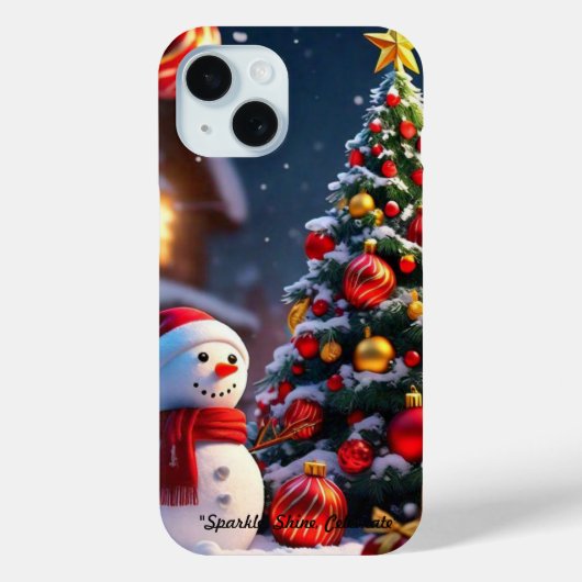 Gouden Winter Wonderland Case-Mate iPhone Case (Achterkant)