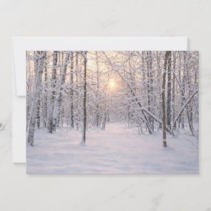 Gouden winterlicht kaart