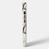 Gouden Wit Marmer Case-Mate iPhone Case (Achterkant / Links)