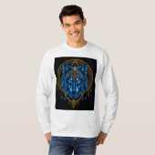 Gouden wolf t-shirt (Voorkant volledig)