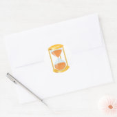 Gouden zandloper Stickers (Envelop)