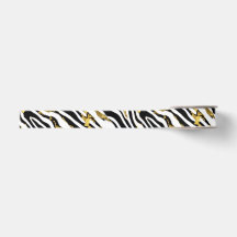 Gouden zebra patroon