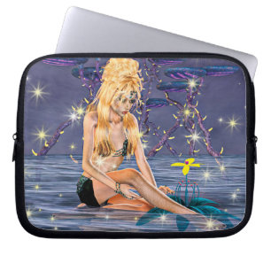 Gouden Zeemeermin Laptop Sleeve