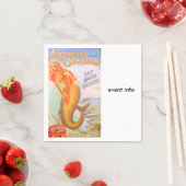 gouden zeemeermin papieren servetten (Insitu)
