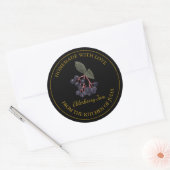 Gouden Zelfgemaakte Elderberry Jam Label (Envelop)