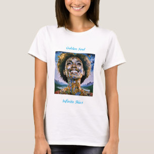 "Gouden Ziel, Oneindige Hemelen" T-shirt