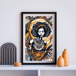 Gouden Ziel van Afrika Poster