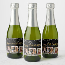 Gouden Zilveren Confetti Fotocollage 50e Verjaarda