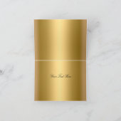 Gouden & Zilveren Roos Bedankkaart (Binnen)