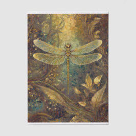 Gouden Zomer Koning, Gossamer Dragonfly Tissuepapier