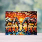 gouden zon acryl bord (Neutraal)