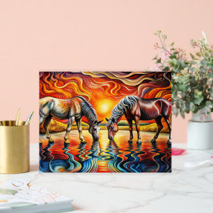gouden zon acryl bord