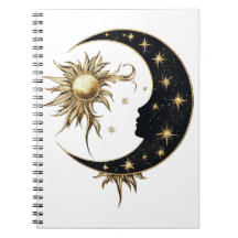 Gouden Zon & Maan Notitieboek