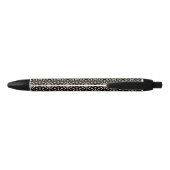Gouden Zon Retro Zwarte Inkt Pen (Achterkant)