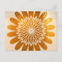 Gouden Zonnebloem ART decoratie